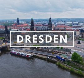 Дрезден, Германия 🇩🇪 | 4K кадры с дрона