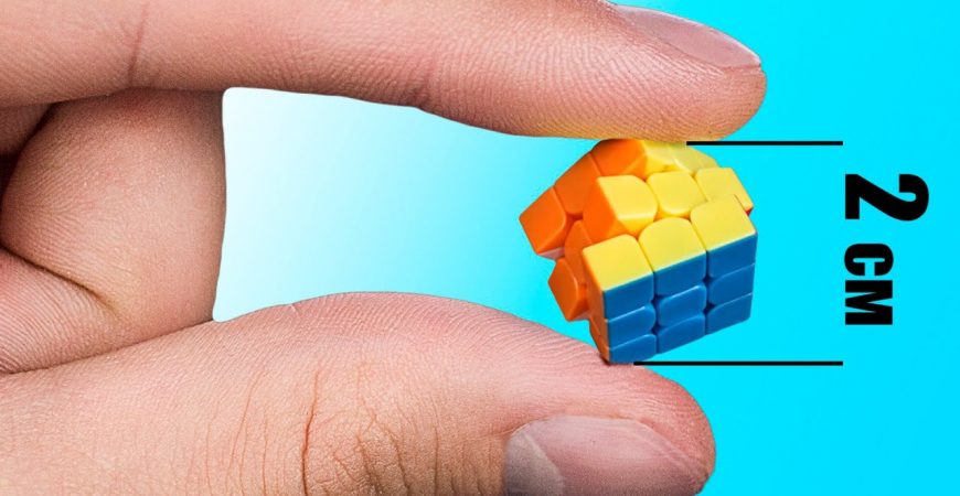 Как собрать самый маленький кубик Рубик в мире